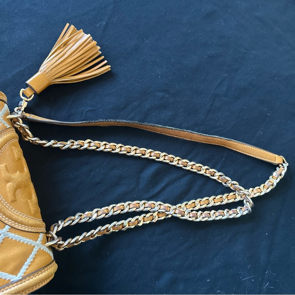 Tory burch Fleming pop small crossbody bag with tassel and storage bag - Picture 11 of 16